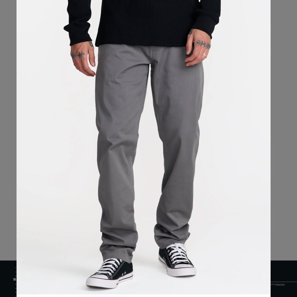 RVCA Weekend Stretch Pant (Smoke)
